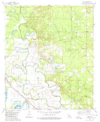 Sligo Louisiana Historical topographic map, 1:24000 scale, 7.5 X 7.5 Minute, Year 1980