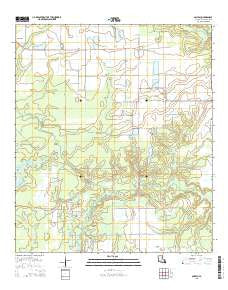 Soileau Louisiana Current topographic map, 1:24000 scale, 7.5 X 7.5 Minute, Year 2015