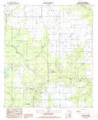Soileau Louisiana Historical topographic map, 1:24000 scale, 7.5 X 7.5 Minute, Year 1986