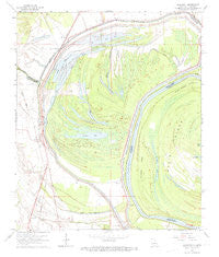 Somerset Louisiana Historical topographic map, 1:24000 scale, 7.5 X 7.5 Minute, Year 1963