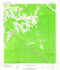 Sorrento Louisiana Historical topographic map, 1:24000 scale, 7.5 X 7.5 Minute, Year 1962