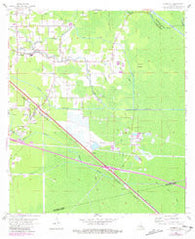 Sorrento Louisiana Historical topographic map, 1:24000 scale, 7.5 X 7.5 Minute, Year 1962