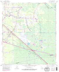 Sorrento Louisiana Historical topographic map, 1:24000 scale, 7.5 X 7.5 Minute, Year 1962