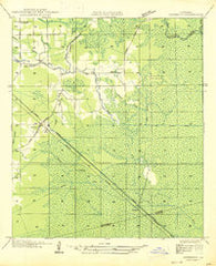 Sorrento Louisiana Historical topographic map, 1:31680 scale, 7.5 X 7.5 Minute, Year 1947