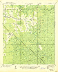 Sorrento Louisiana Historical topographic map, 1:31680 scale, 7.5 X 7.5 Minute, Year 1947