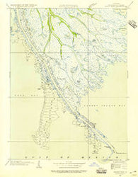 South Pass Louisiana Historical topographic map, 1:31680 scale, 7.5 X 7.5 Minute, Year 1935