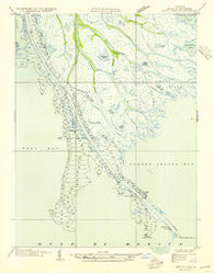 South Pass Louisiana Historical topographic map, 1:31680 scale, 7.5 X 7.5 Minute, Year 1935