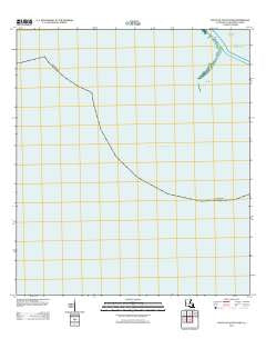 South of South Pass Louisiana Historical topographic map, 1:24000 scale, 7.5 X 7.5 Minute, Year 2012