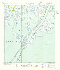 Southwest Pass Louisiana Historical topographic map, 1:31680 scale, 7.5 X 7.5 Minute, Year 1954