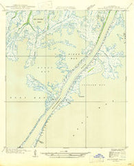 Southwest Pass Louisiana Historical topographic map, 1:31680 scale, 7.5 X 7.5 Minute, Year 1947