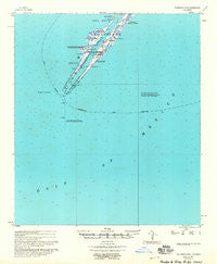 Southwest Pass Louisiana Historical topographic map, 1:62500 scale, 15 X 15 Minute, Year 1958
