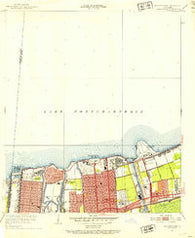 Spanish Fort Louisiana Historical topographic map, 1:24000 scale, 7.5 X 7.5 Minute, Year 1951