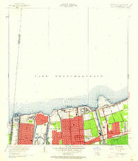 Spanish Fort Louisiana Historical topographic map, 1:24000 scale, 7.5 X 7.5 Minute, Year 1951