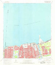 Spanish Fort Louisiana Historical topographic map, 1:24000 scale, 7.5 X 7.5 Minute, Year 1965