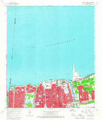 Spanish Fort Louisiana Historical topographic map, 1:24000 scale, 7.5 X 7.5 Minute, Year 1965