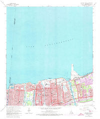 Spanish Fort Louisiana Historical topographic map, 1:24000 scale, 7.5 X 7.5 Minute, Year 1965