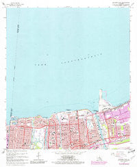 Spanish Fort Louisiana Historical topographic map, 1:24000 scale, 7.5 X 7.5 Minute, Year 1965
