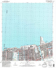 Spanish Fort Louisiana Historical topographic map, 1:24000 scale, 7.5 X 7.5 Minute, Year 1992