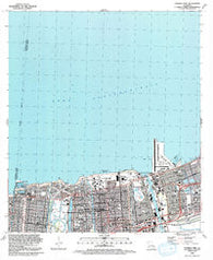 Spanish Fort Louisiana Historical topographic map, 1:24000 scale, 7.5 X 7.5 Minute, Year 1992