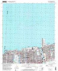Spanish Fort Louisiana Historical topographic map, 1:24000 scale, 7.5 X 7.5 Minute, Year 1999