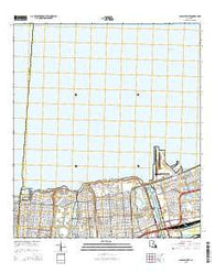Spanish Fort Louisiana Current topographic map, 1:24000 scale, 7.5 X 7.5 Minute, Year 2015