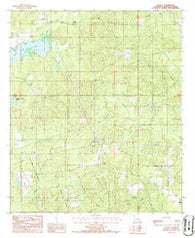 Sparta Louisiana Historical topographic map, 1:24000 scale, 7.5 X 7.5 Minute, Year 1986