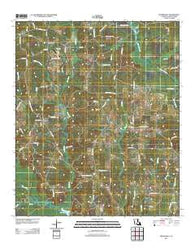 Spearsville Louisiana Historical topographic map, 1:24000 scale, 7.5 X 7.5 Minute, Year 2012
