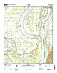 Spokane Louisiana Current topographic map, 1:24000 scale, 7.5 X 7.5 Minute, Year 2015