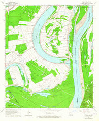 Spokane Louisiana Historical topographic map, 1:24000 scale, 7.5 X 7.5 Minute, Year 1963