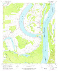 Spokane Louisiana Historical topographic map, 1:24000 scale, 7.5 X 7.5 Minute, Year 1963