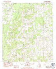 Spring Creek Louisiana Historical topographic map, 1:24000 scale, 7.5 X 7.5 Minute, Year 1983