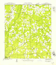 Spring Creek Louisiana Historical topographic map, 1:31680 scale, 7.5 X 7.5 Minute, Year 1940
