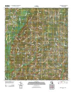 Spring Creek Louisiana Historical topographic map, 1:24000 scale, 7.5 X 7.5 Minute, Year 2012