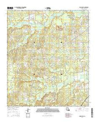 Spring Ridge Louisiana Current topographic map, 1:24000 scale, 7.5 X 7.5 Minute, Year 2015