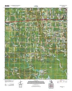 Springfield Louisiana Historical topographic map, 1:24000 scale, 7.5 X 7.5 Minute, Year 2012