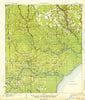 Springfield Louisiana Historical topographic map, 1:62500 scale, 15 X 15 Minute, Year 1934