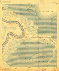 St. Bernard Louisiana Historical topographic map, 1:62500 scale, 15 X 15 Minute, Year 1892