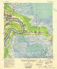 St. Bernard Louisiana Historical topographic map, 1:62500 scale, 15 X 15 Minute, Year 1955