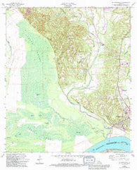 St. Francisville Louisiana Historical topographic map, 1:24000 scale, 7.5 X 7.5 Minute, Year 1965