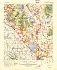 St. Martinsville Louisiana Historical topographic map, 1:62500 scale, 15 X 15 Minute, Year 1939