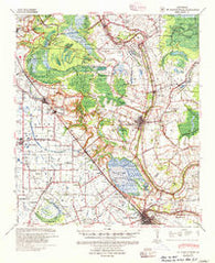 St. Martinsville Louisiana Historical topographic map, 1:62500 scale, 15 X 15 Minute, Year 1939