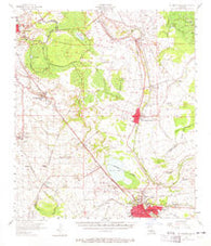 St. Martinville Louisiana Historical topographic map, 1:62500 scale, 15 X 15 Minute, Year 1957