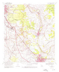 St. Martinville Louisiana Historical topographic map, 1:62500 scale, 15 X 15 Minute, Year 1970