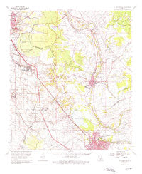 St. Martinville Louisiana Historical topographic map, 1:62500 scale, 15 X 15 Minute, Year 1970