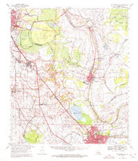 St. Martinville Louisiana Historical topographic map, 1:62500 scale, 15 X 15 Minute, Year 1970