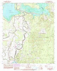 St. Maurice Louisiana Historical topographic map, 1:24000 scale, 7.5 X 7.5 Minute, Year 1983