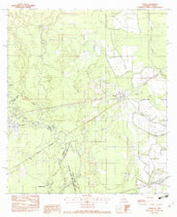 Starks Louisiana Historical topographic map, 1:24000 scale, 7.5 X 7.5 Minute, Year 1982