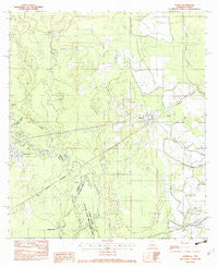 Starks Louisiana Historical topographic map, 1:24000 scale, 7.5 X 7.5 Minute, Year 1982