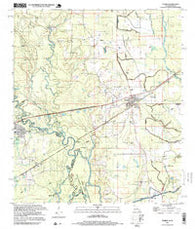 Starks Louisiana Historical topographic map, 1:24000 scale, 7.5 X 7.5 Minute, Year 1996