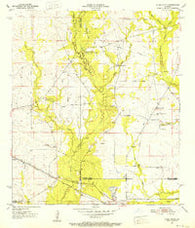 Steep Gully Louisiana Historical topographic map, 1:24000 scale, 7.5 X 7.5 Minute, Year 1951
